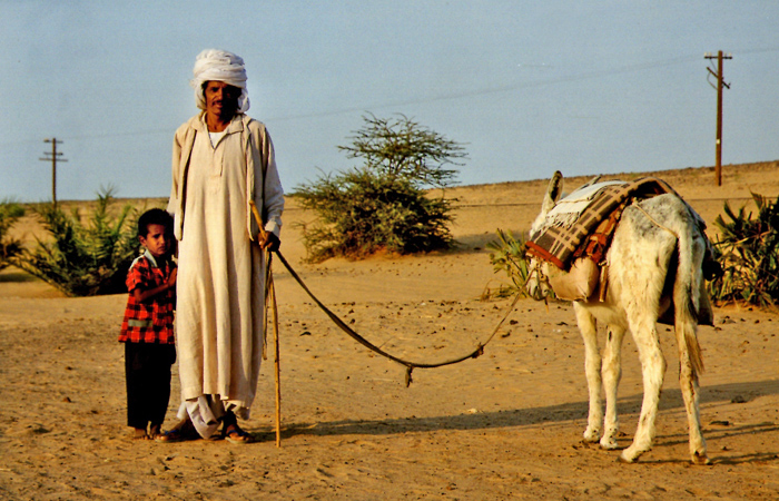 Portrait d'un père et son fils, Soudan - 2000