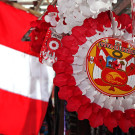 Viva el Peru ! Décorations pour la fête de l'indépendance, Cusco, Pérou - 2014