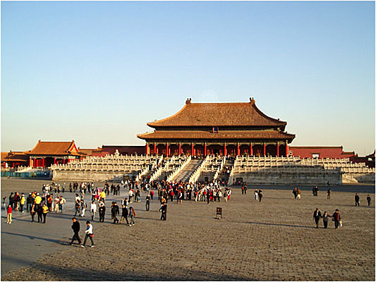 Pékin, la cité interdite, le pavillon de l'harmonie suprême