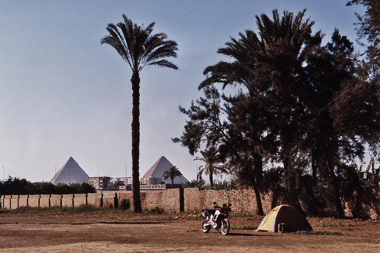Egypte, le camping de Guizeh