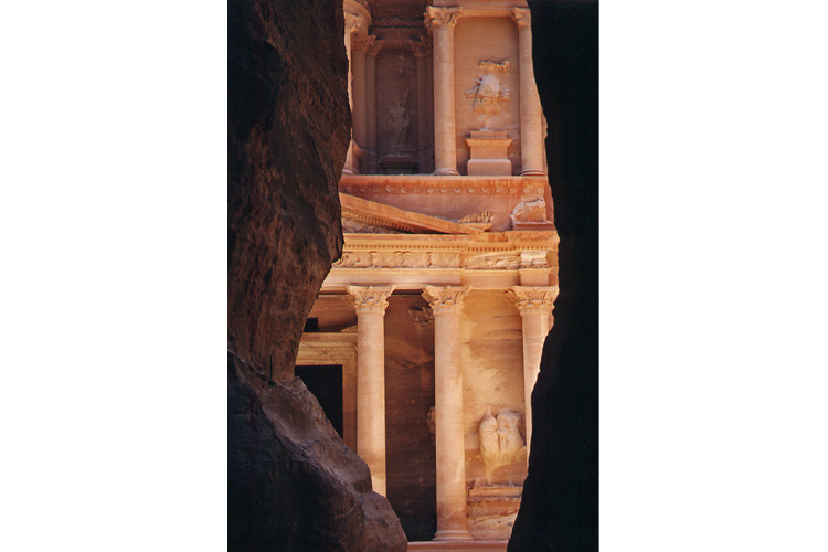 Jordanie, cité Nabatéenne de Petra le trésor ou Khazneh