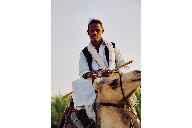 Portrait d'un chamelier, village de Karaba – Vallée du Nil, Soudan