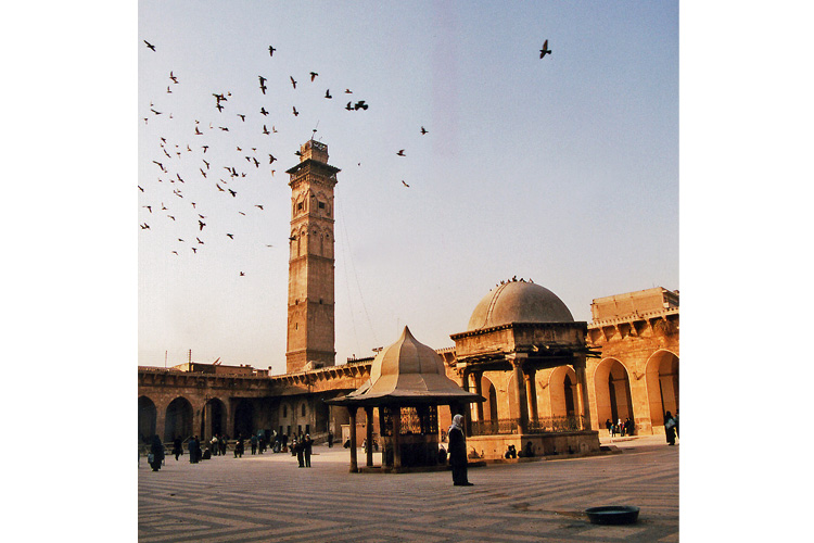 Cour de la grande mosquée d'Alep