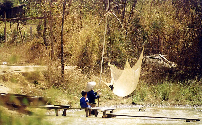 Ban Don, p&ecirc;che au carrelet