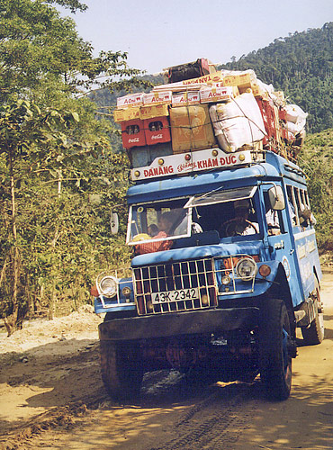 Transport de marchandises sur la piste