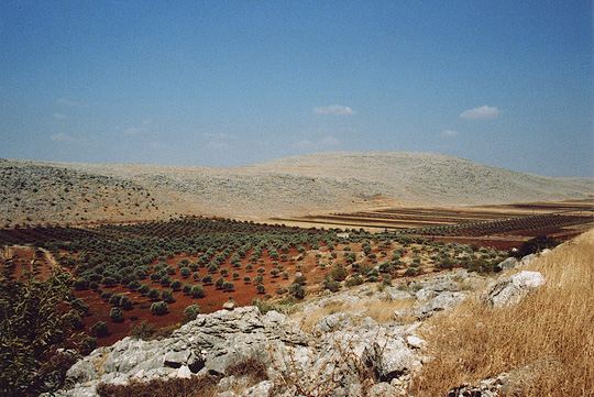 Paysages de la frontière Turquie - Syrie à Bab al Hawa