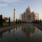 Le Taj Mahal, vision "carte postale" - Agra, Inde 2012