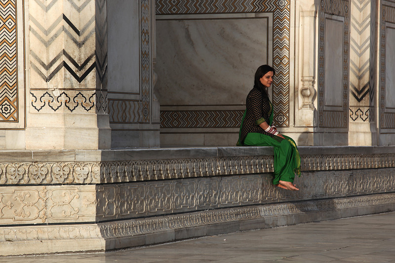 Le Taj Mahal, portrait - Agra, Inde 2012