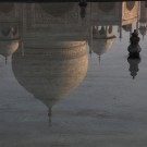 Le Taj Mahal, reflets dans les bassins - Agra, Inde 2012