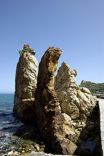 Formations rocheuses des aiguilles de Tabarka - Tunisie 2009