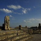 Statue sans tête, site antique de Dougga - Tunisie 2009