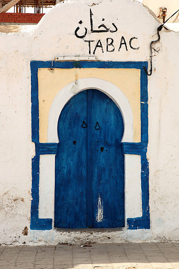 Porte traditionnelle Tunisienne, El Haouaria - Tunisie 2012