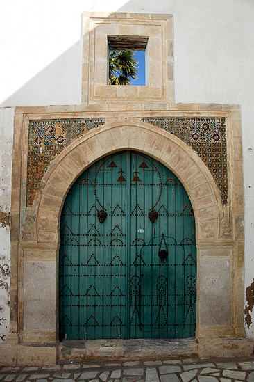Porte traditionnelle de la Medina de Sousse - Tunisie 2012
