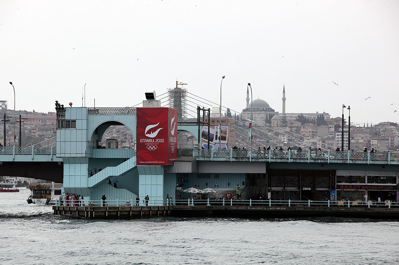 Le pont de Galata, Istanbul - Turquie 2013