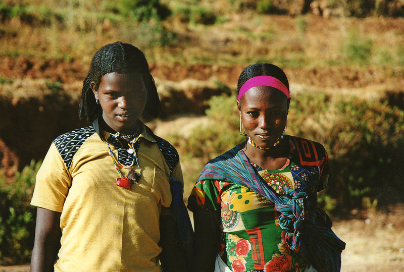Portraits de jeunes femmes, Ethiopie, février 2000