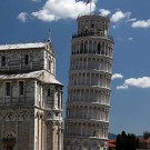 La tour de Pise, piazza del Duomo, Italie - août 2013