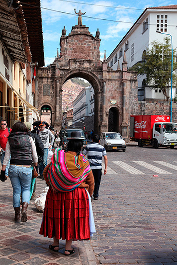Scène de rue, Cuzco, Pérou - 2014