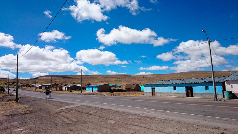 Le village de Negromayo sur l'altiplano, Pérou - 2014