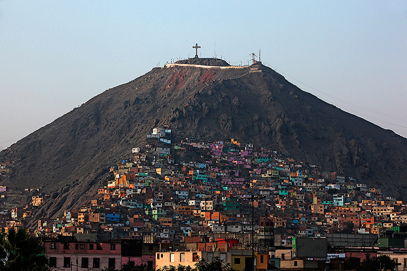 La colline de San Cristobal, Lima -Pérou 2014