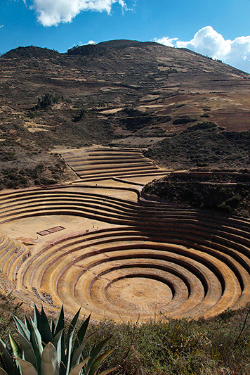 Les terrasses Incas concentriques de Moray, Pérou - 2014