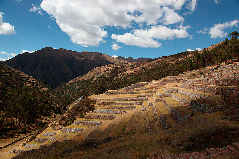 Traversiers ou terrasses Incas de Chinchero, Pérou - 2014