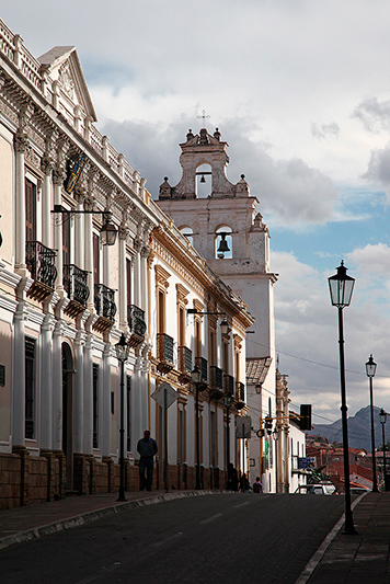 La calle Ortiz, Sucre, Bolivie - 2014