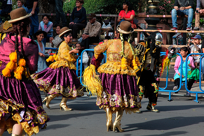 Danses pour la fête de la Virgen de Guadalupe, Sucre, Bolivie - 2014
