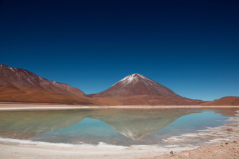 La laguna Verde et le volcan Licancabur, Sud Lipez, Bolivie - 2014