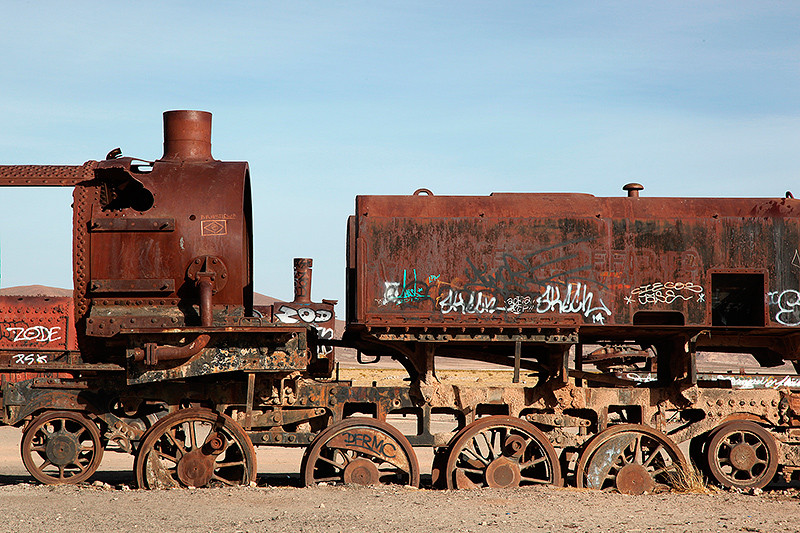 Le cimetière de trains d'Uyuni, Bolivie - 2014 - photo 09