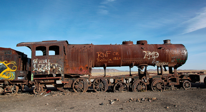 "El cementario de tren", Uyuni, Bolivie - 2014 - photo 12