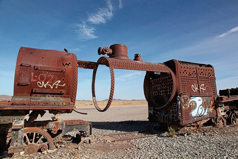 Le cimetière de trains d'Uyuni, Bolivie - 2014 - photo 05
