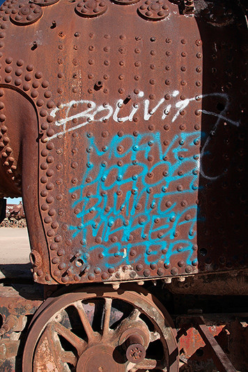 "El cementario de tren", Uyuni, Bolivie - 2014 - photo 07