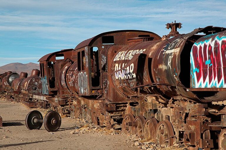 "El cementario de tren", Uyuni, Bolivie - 2014 - photo 15