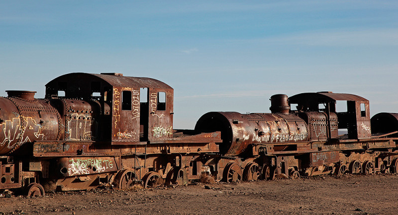 "El cementario de tren", Uyuni, Bolivie - 2014 - photo 17