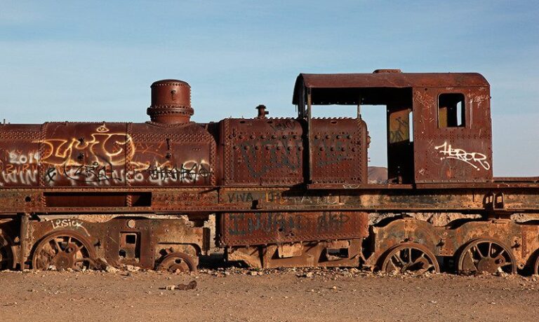 "El cementario de tren", Uyuni, Bolivie - 2014 - photo 18