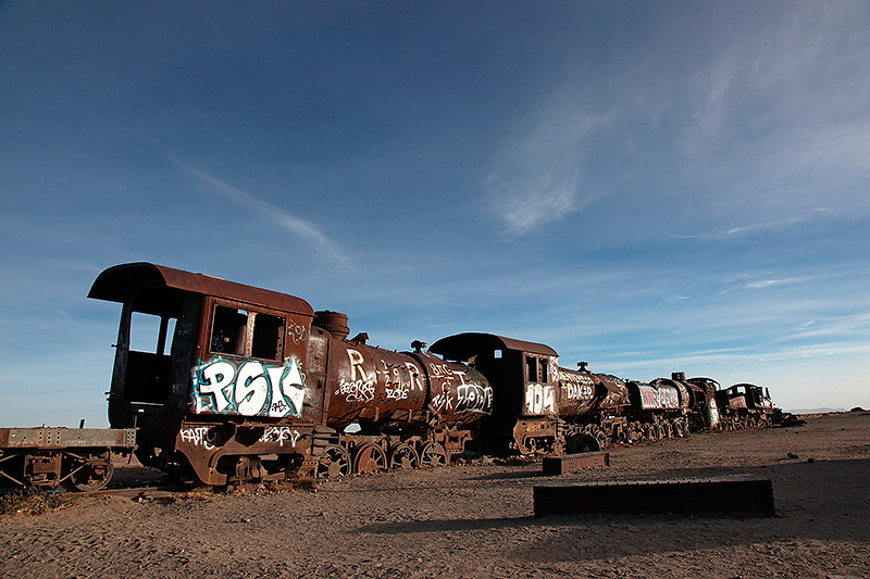 Le cimetière de trains d'Uyuni, Bolivie - 2014 - photo 19