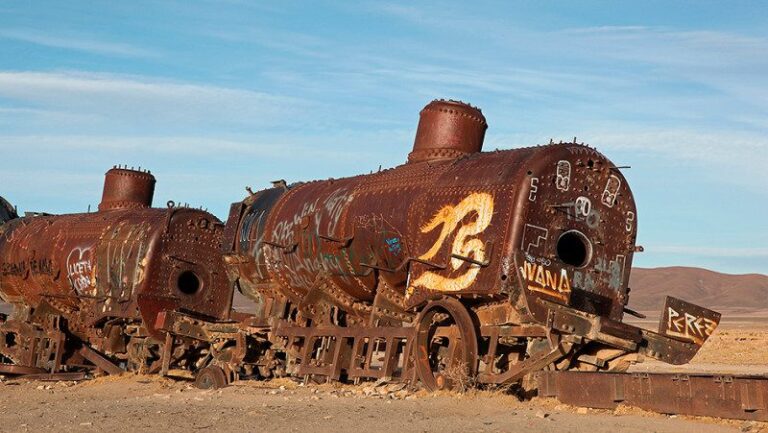 "El cementario de tren", Uyuni, Bolivie - 2014 - photo 20