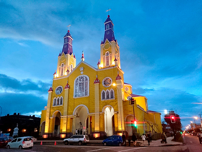 Iglesia San francisco de Castro, île de Chiloé, Chili - 2014