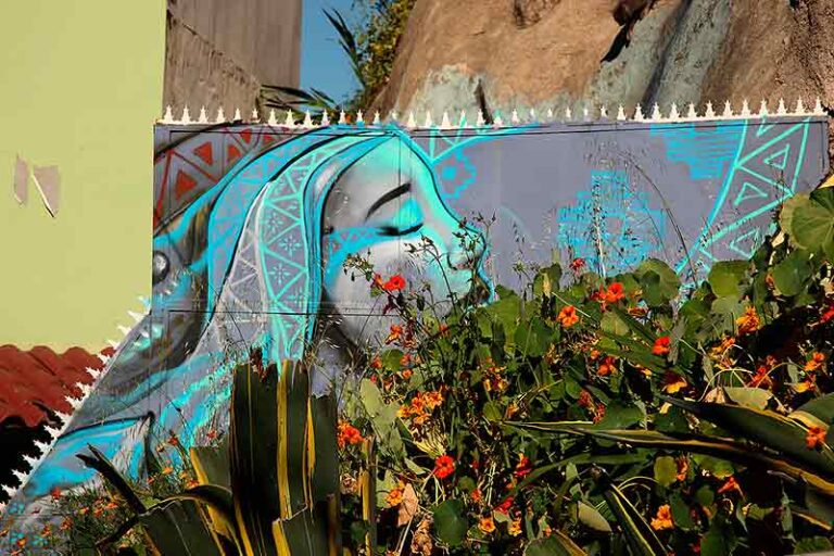 Fresque murale, Valpo, Chili - 2014