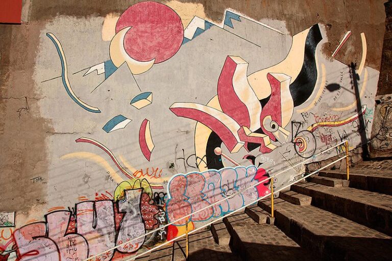 Les escaliers de Valparaiso, Chili - 2014, photo 01
