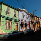 Maisons colorées, Valparaiso, Chili - 2014, photo 02