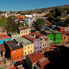 Maisons colorées, Valparaiso, Chili - 2014, photo 03