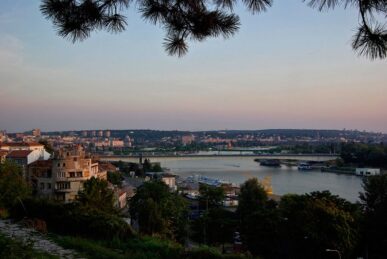 Le Danube à Belgrade - Serbie - 2009