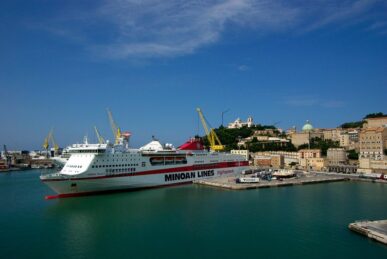 Ancone, vue du port, Italie - 2009