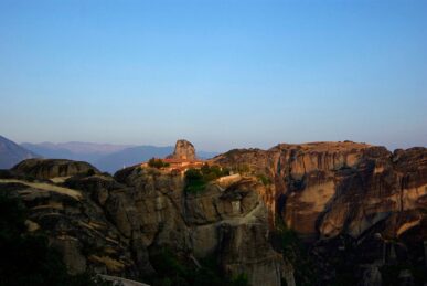 Les Météores, le monastère de la Sainte Trinité, Grèce - 2009