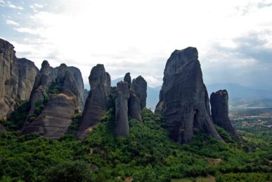 Grèce - Kastraki, pitons rocheux des Météores - 2009