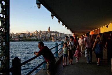 Le pont et la tour de Galata, Istanbul, Turquie - 2009