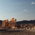 Le site archéologique de Palmyre, la grande colonnade, Syrie, 2010