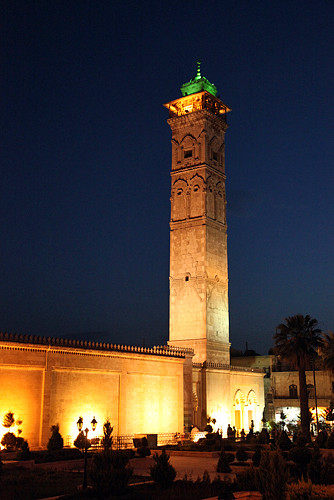 Minaret de la mosquée des Omeyades, Alep, Syrie, 2010