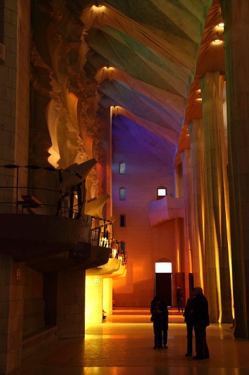 Sagrada Familia, la nef latérale, Barcelone - 2015